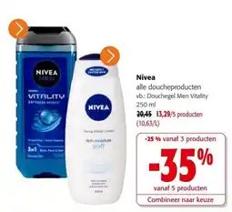 Colruyt Nivea alle douche producten aanbieding