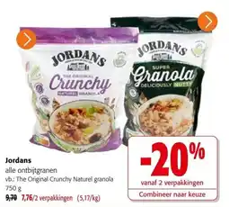 Colruyt Jordans alle ontbijtgranen aanbieding