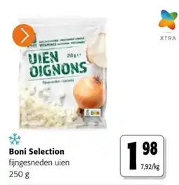 Colruyt Boni Selection fijngesneden uien aanbieding