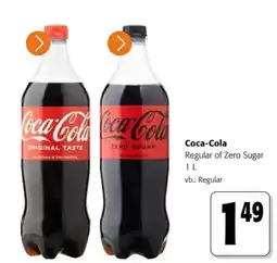 Colruyt Coca-Cola Regular of Zero Sugar aanbieding