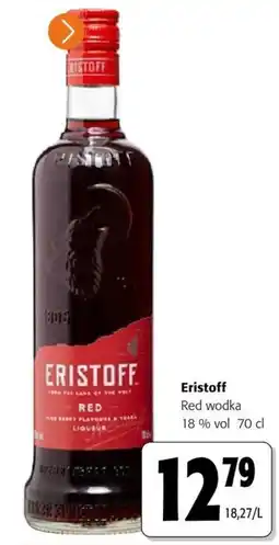 Colruyt Eristoff red vodka aanbieding
