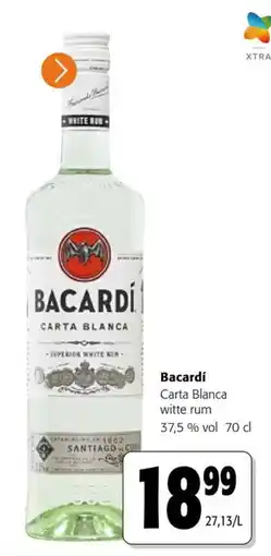 Colruyt Bacardi carta blanca witte rum aanbieding