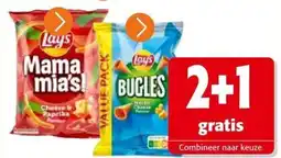 Colruyt Lays Mama mia's of Bugles aanbieding