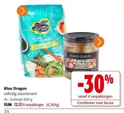 Colruyt Blue Dragon volledig assortiment aanbieding