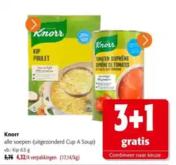 Colruyt Knorr alle soepen aanbieding
