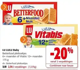 Colruyt LULU Baby Betterfood pletkoekjes aanbieding