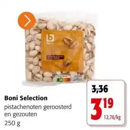 Colruyt Boni Selection pistachenoten geroosterd en gezouten aanbieding