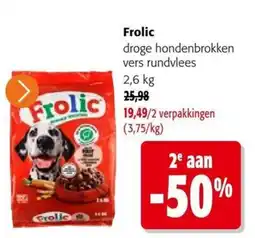 Colruyt droge hondenbrokken vers rundvlees aanbieding