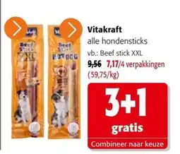 Colruyt Vitakraft alle hondensticks aanbieding