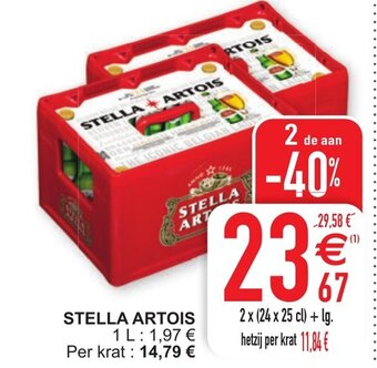 Cora Stella artois aanbieding