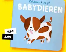 Boekenvoordeel Kiekeboe, ik zie je! Babydieren aanbieding