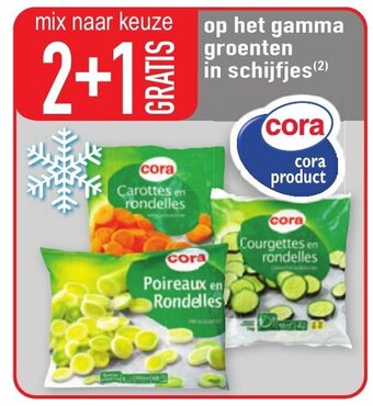Cora Groenten in schijfjes aanbieding