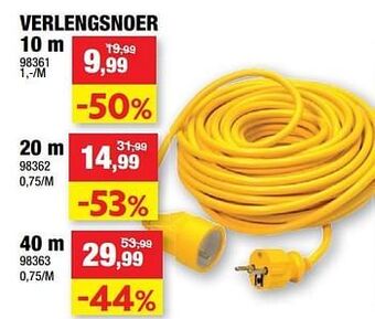 Hubo Verlengsnoer aanbieding