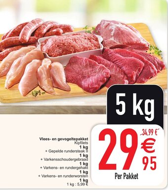 Vlees- en gevogeltepakket 5kg