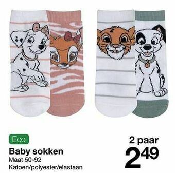 Zeeman Baby sokken aanbieding