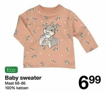 Zeeman Baby sweater aanbieding