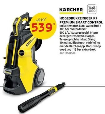 Brico Kärcher hogedrukreiniger k7 premium smart control aanbieding