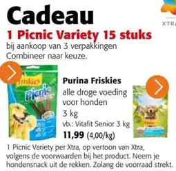 Colruyt Purina Friskies alle droge voeding voor honden aanbieding