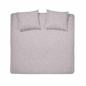 Leen Bakker Damai dekbedovertrek Sten - mauve - 260x200/220 cm - Leen Bakker aanbieding