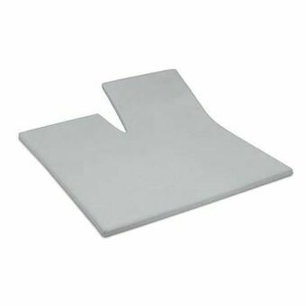 Leen Bakker Cinderella splittopper hoeslaken - lichtgrijs - 180x210 centimeter - Leen Bakker aanbieding