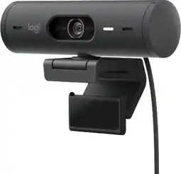 Coolblue Logitech Brio 500 Full HD Webcam Grijs aanbieding