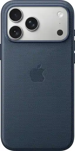 Coolblue Apple iPhone 17 Pro Max TechWoven Back Cover avec MagSafe Bleu aanbieding
