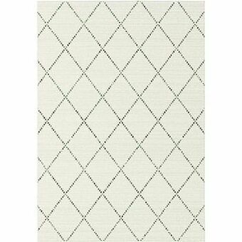 Leen Bakker Tapijt Talara - crème/groen - 120x170 cm - Leen Bakker aanbieding