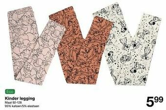 Zeeman Kinder legging aanbieding