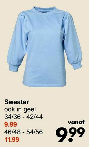 Wibra Sweater aanbieding