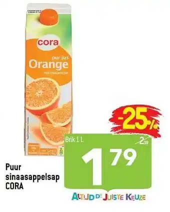 Puur sinaasappelsap cora