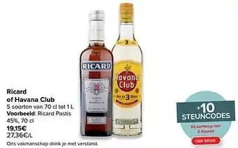 Carrefour Ricard pastis aanbieding