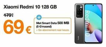 Orange Xiaomi redmi 10 128 gb aanbieding