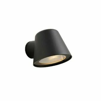 Leen Bakker Lucide LED wandlamp buiten DINGO IP44 - antraciet - 14,5x11,5x9 cm - Leen Bakker aanbieding