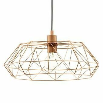 Leen Bakker EGLO hanglamp Carlton 2 - koperkleur - Leen Bakker aanbieding
