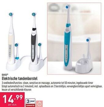 ALDI Elektrische tandenborstel aanbieding