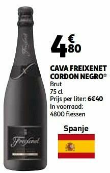 Cava freixenet cordon negro