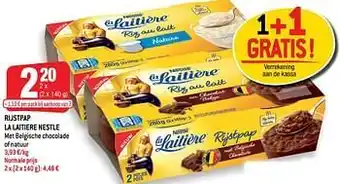 Rijstpap la laitiere nestle