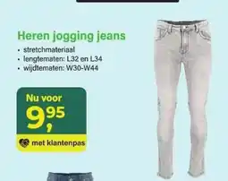 Van Cranenbroek Heren jogging jeans aanbieding