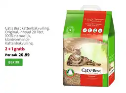 Intratuin Cat's Best kattenbakvulling aanbieding