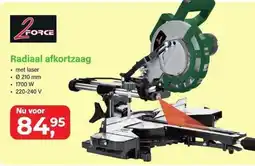 Van Cranenbroek Radiaal afkortzaag aanbieding