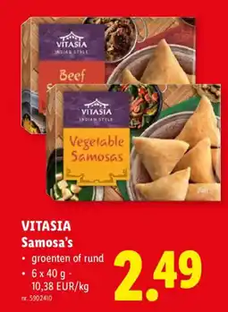 Lidl Vitasia Samosa's aanbieding