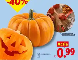 Lidl Halloweenpompoen aanbieding