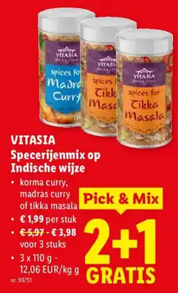 Lidl Specerijenmix op Indische wijze aanbieding