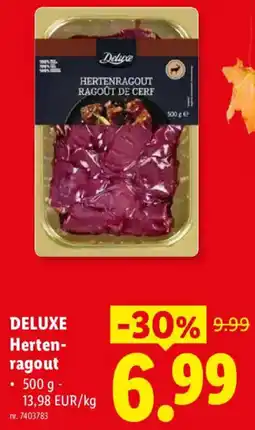 Lidl Deluxe Hertenragout aanbieding
