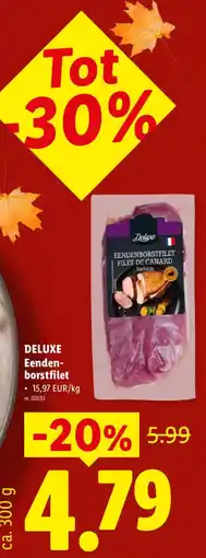 Lidl Deluxe eendenborstfilet aanbieding