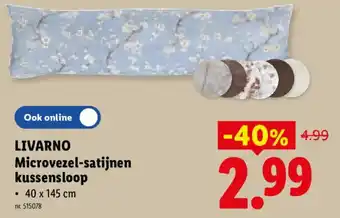 Livarno microvezel-satijnen kussensloop