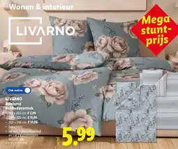 Lidl Livarno renforcé dekbedovertrek aanbieding