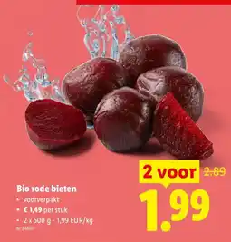 Lidl Bio rode bieten aanbieding