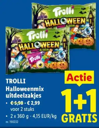Trolli Halloweenmix uitdeelzakjes