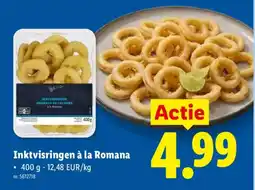 Lidl Inktvisringen à la Romana aanbieding